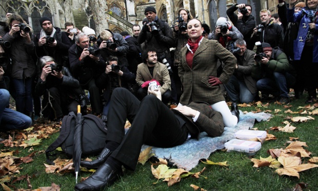 Anti-censorship protest, London, Britain – 12 Dec 2014
